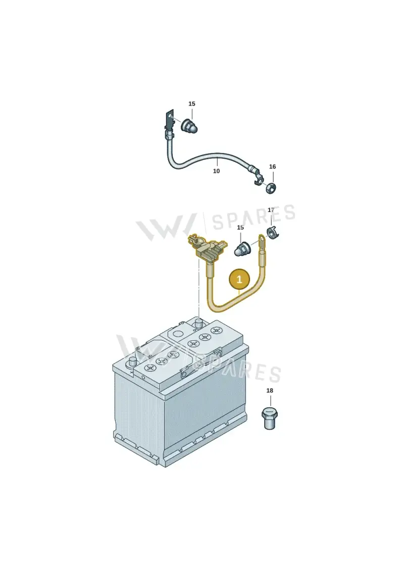 2Q0915181B — Volkswagen Taigo (2021-2024) diagram 2f0971150, position 1