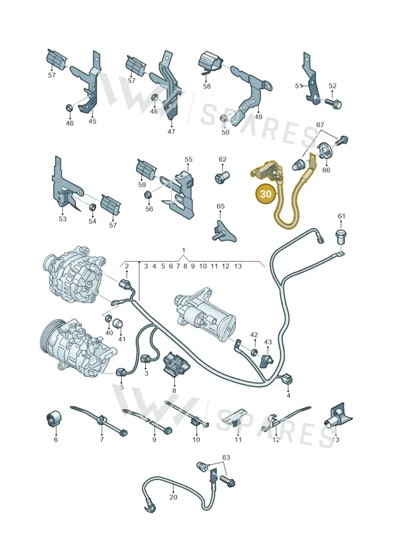 2Q0915181B — Volkswagen Lavida XR (2023-) diagram 592972000, position 30