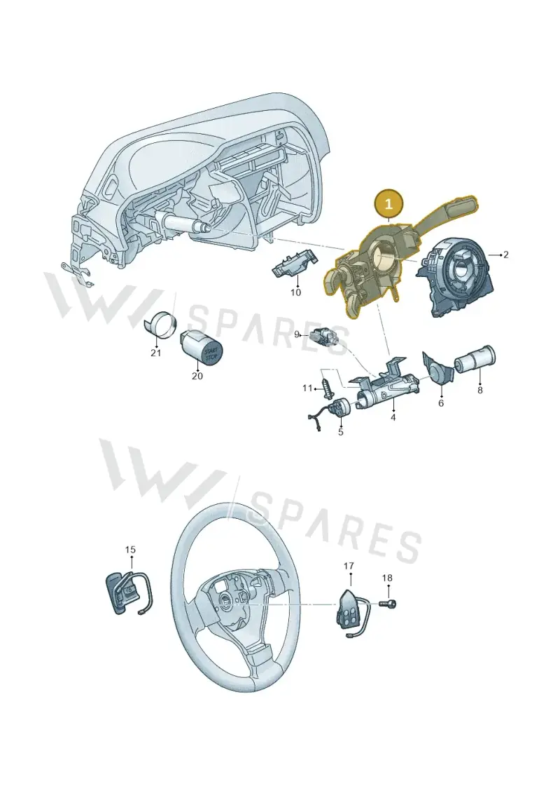 2Q0953513AC — Skoda Kamiq (2019-) diagram 753953500, position 1