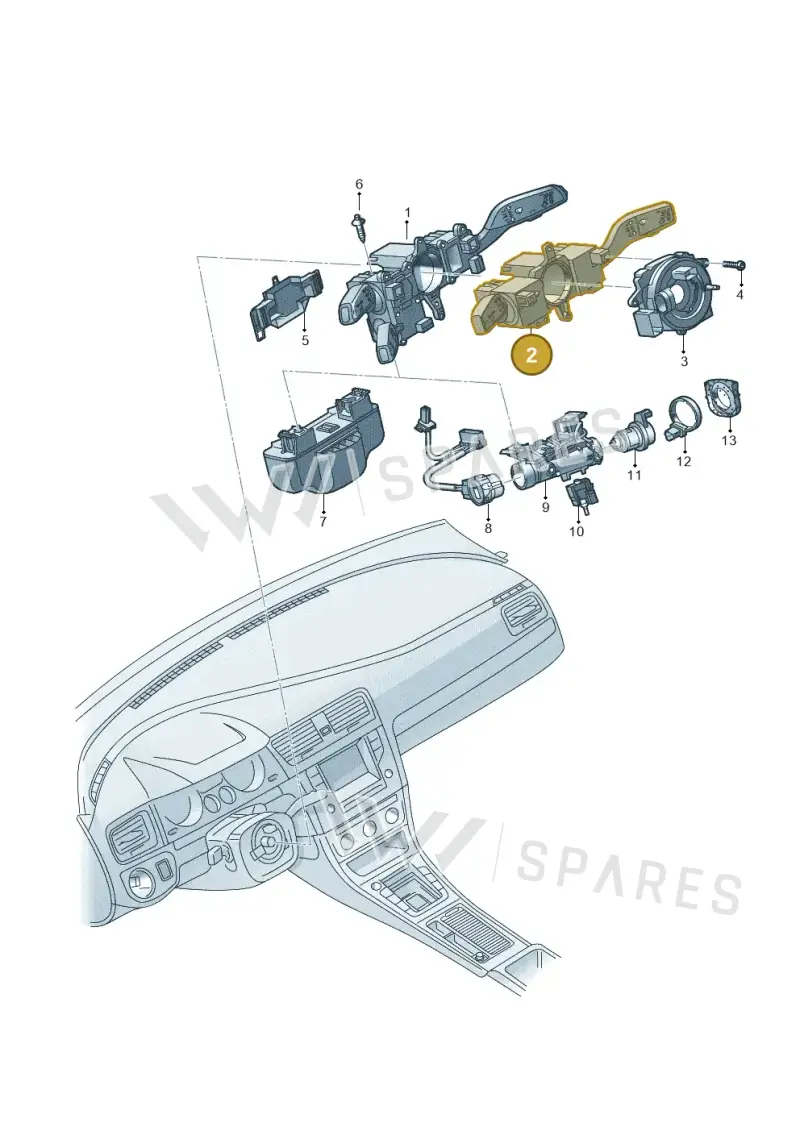 2Q0953513CIGI — SEAT Arona (2017-) diagram 879953500, position 2