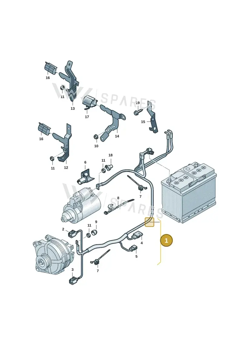 2Q0971349PQ — Volkswagen Taigo (2021-2025) diagram 2f0971100, position 1