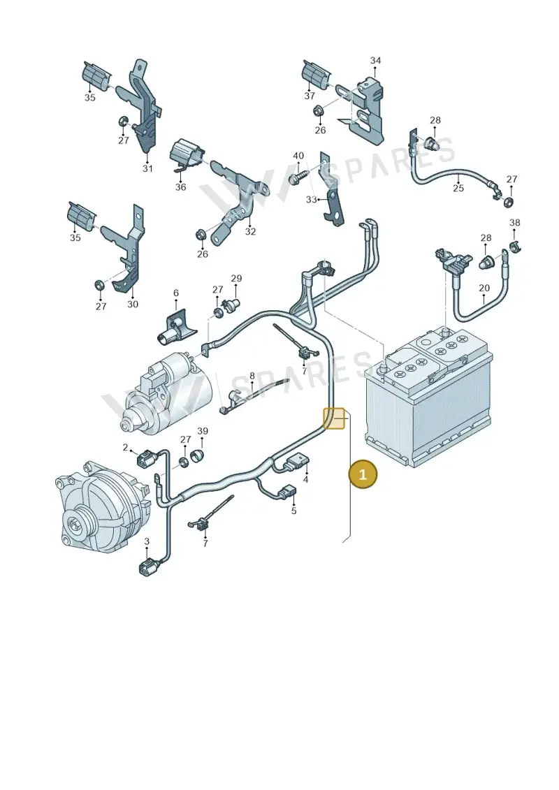 2Q0971349RA — Skoda Fabia (2021-2022) diagram 584971000, position 1