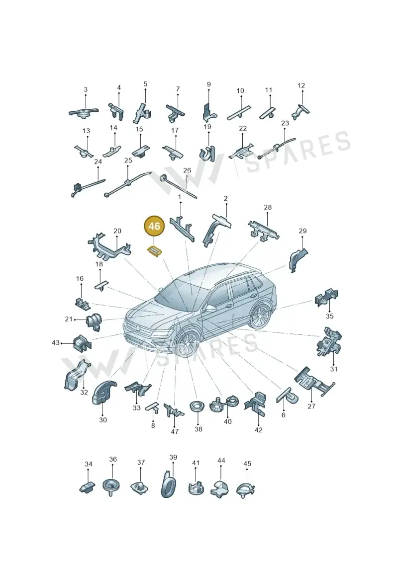 2Q0971615L — Volkswagen Lavida XR (2023-) diagram 574971830, position 46
