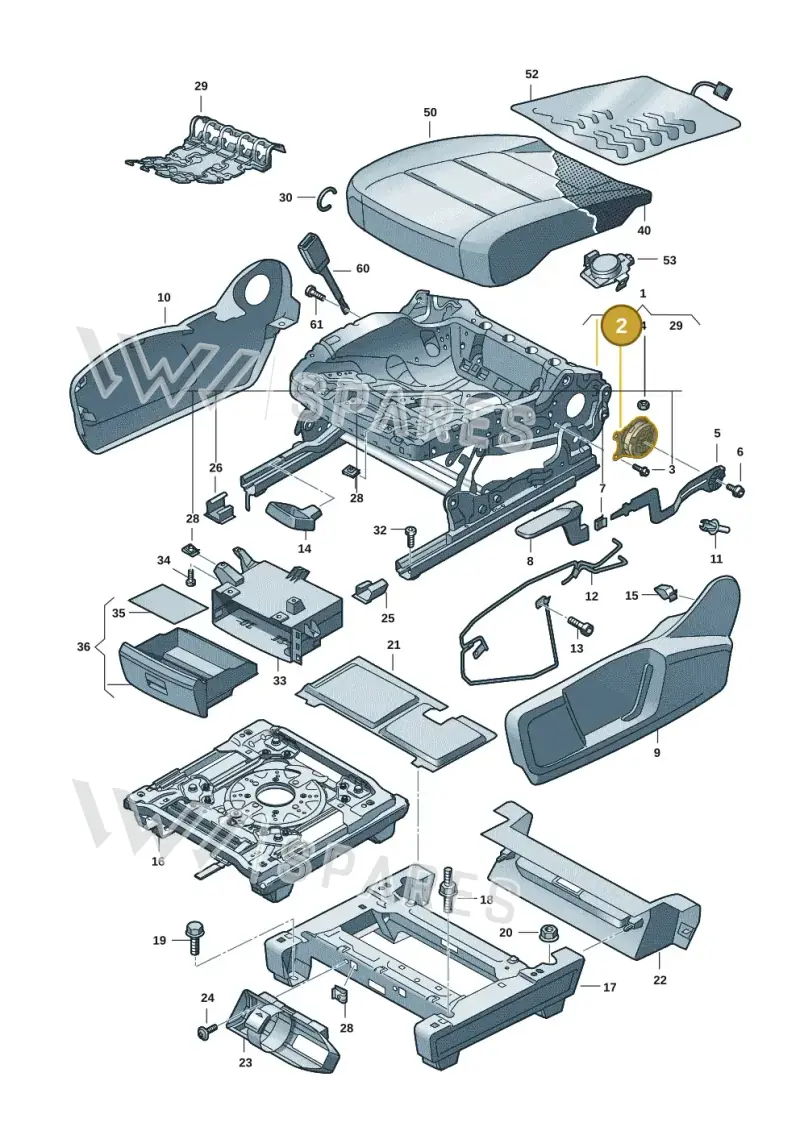 2Q4881054 — Volkswagen Multivan (2021-) diagram 7t0881000, position 2