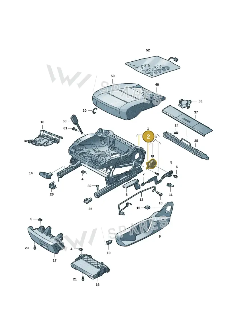2Q4881054 — Volkswagen Taigo (2021-2024) diagram 837881001, position 2