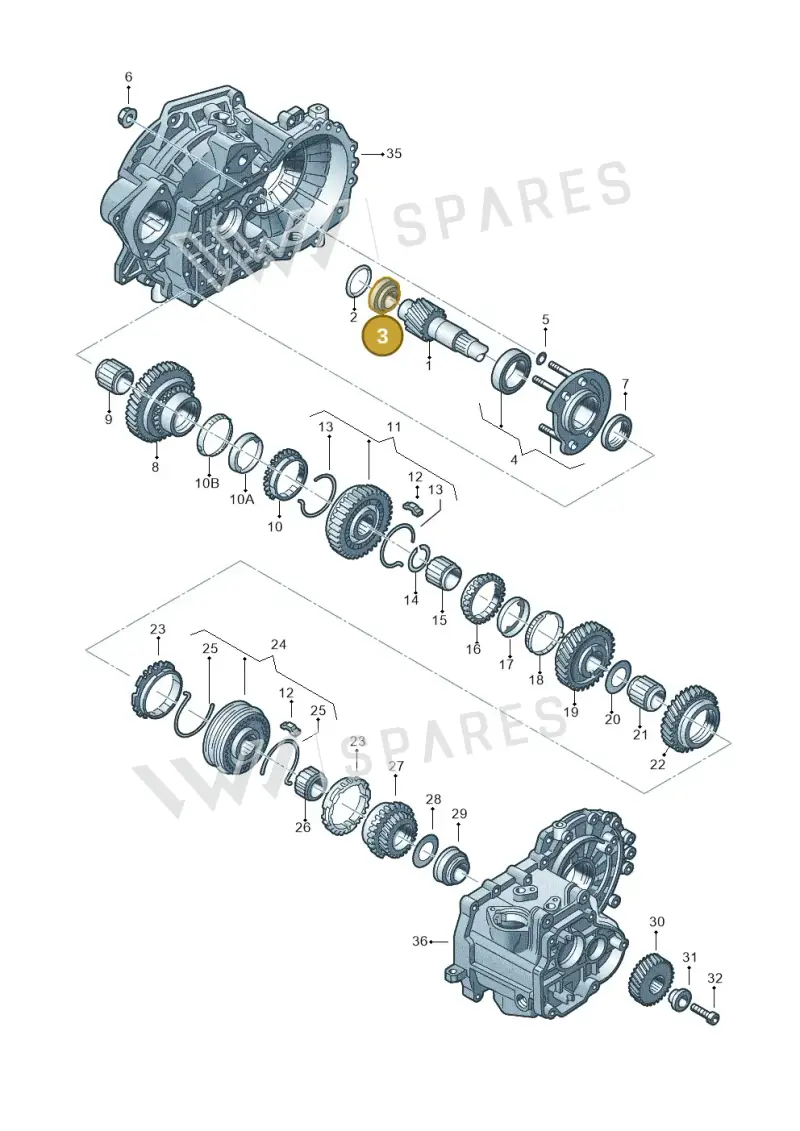 311405625N — Volkswagen Caddy kombi (2015-2020) diagram 201311380, position 3