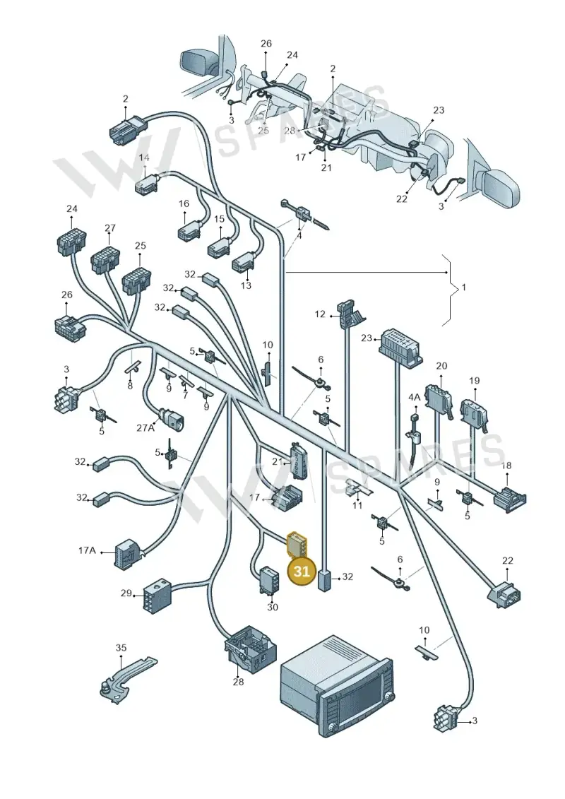 357035447 — Volkswagen Amarok twin cab (2022-) diagram 683971830, position 31