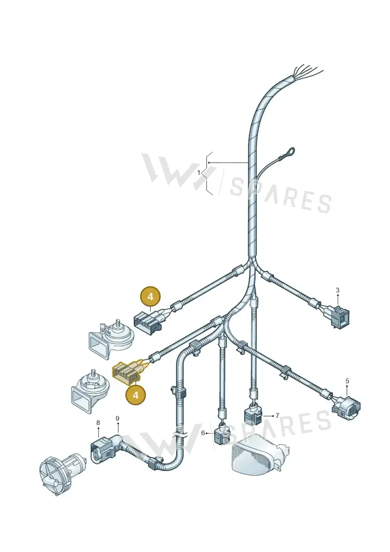 357951772 — Volkswagen Sharan (2008-2010) diagram 245971660, position 4