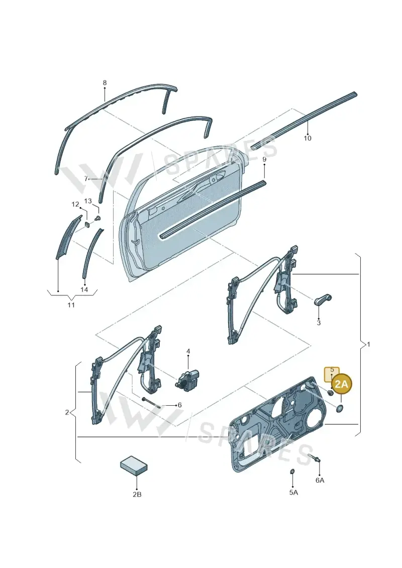 357971908B — Volkswagen New Beetle             06> (2005-) diagram 467837600, position 2A