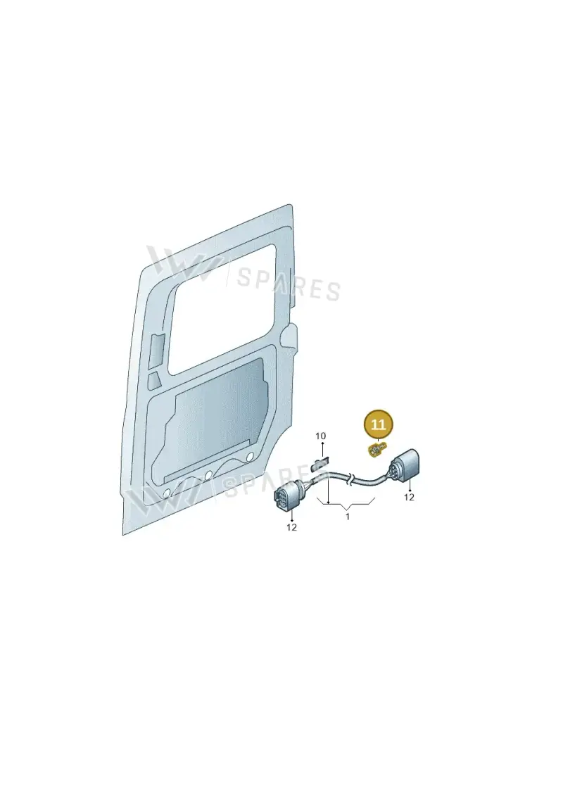 357972740F — Volkswagen CADDY (2004-) diagram 443972350, position 11