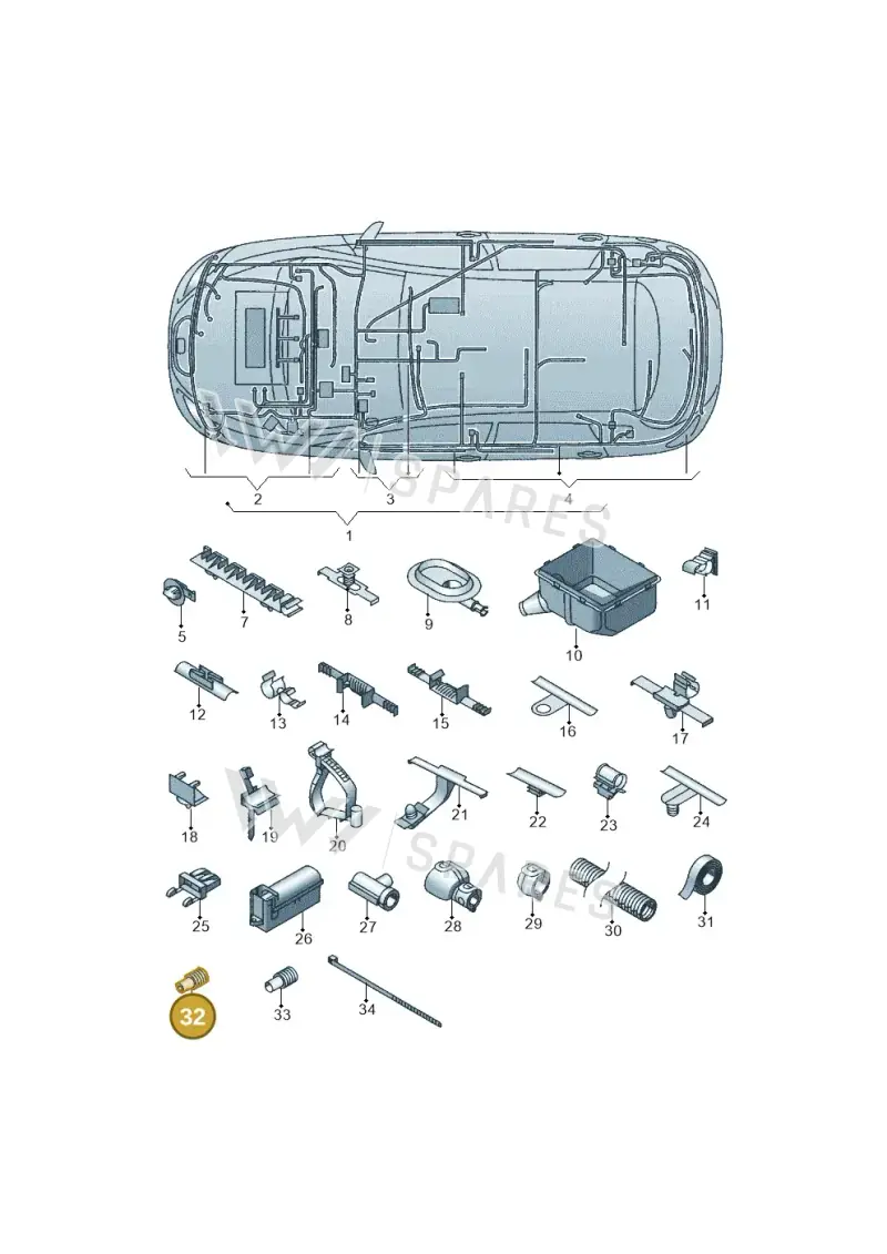357972742B — SEAT Altea XL (2013-) diagram 418971810, position 32