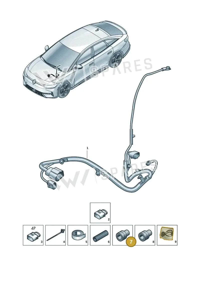 357972840 — Volkswagen ID.7 (2023-2025) diagram 14b971700, position 7
