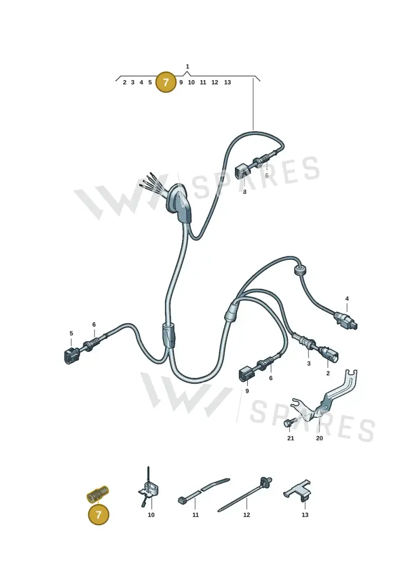357972840 — Audi Q6 e-tron (2023-2025) diagram f5s927110, position 7