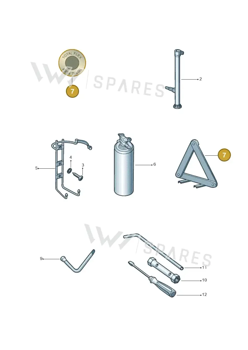 377860250 — Volkswagen Kombi (2011-) diagram 308011000, position 7