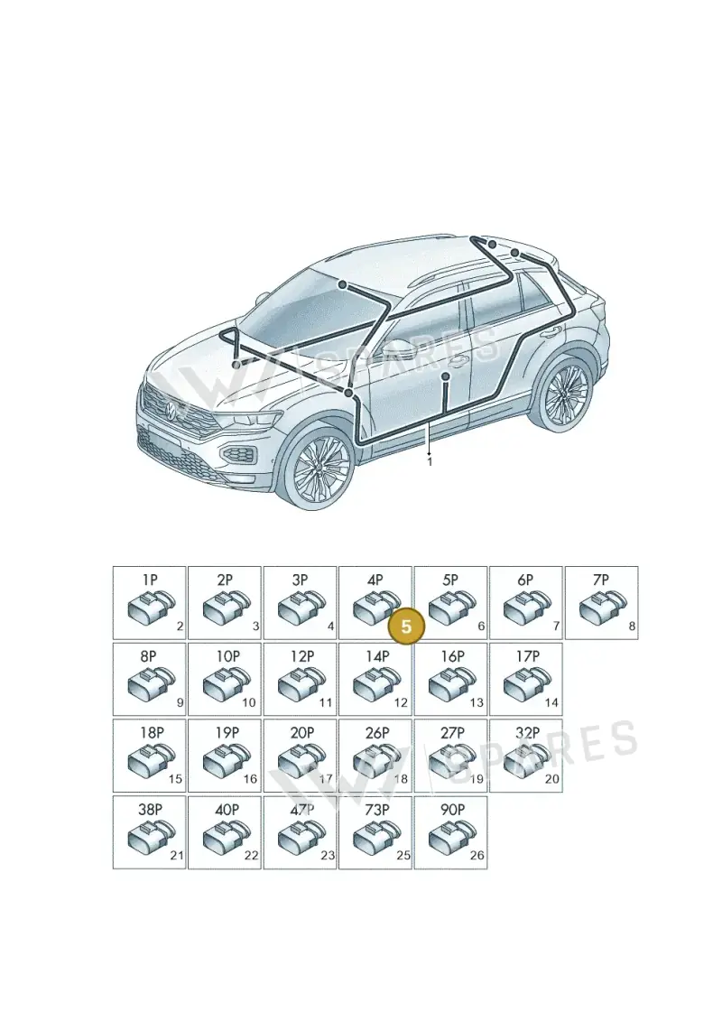 3AA972714A — SEAT Tarraco (2018-2024) diagram 813971810, position 5