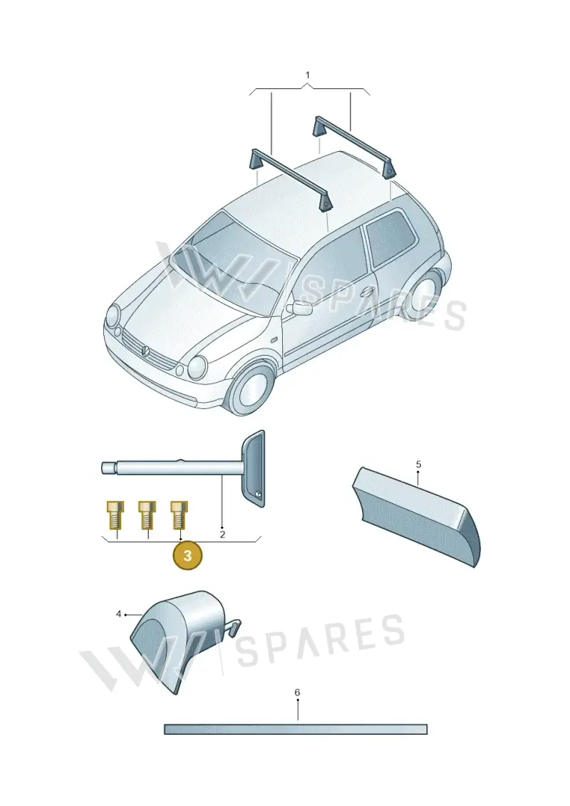 3B0071734 — Volkswagen New Beetle             06> (2005-) diagram 441071300, position 3