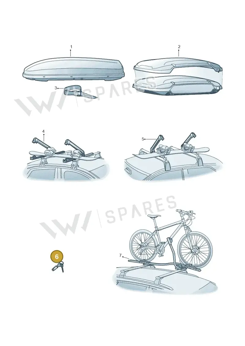 3B0071734 — Volkswagen Passat estate (2023-) diagram 3j0071040, position 6