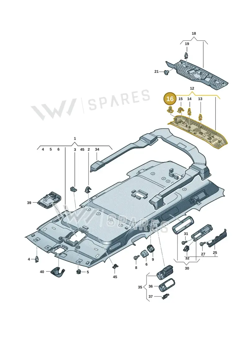 3B0880385B — Volkswagen ID.Buzz (2022-) diagram 15a867660, position 16