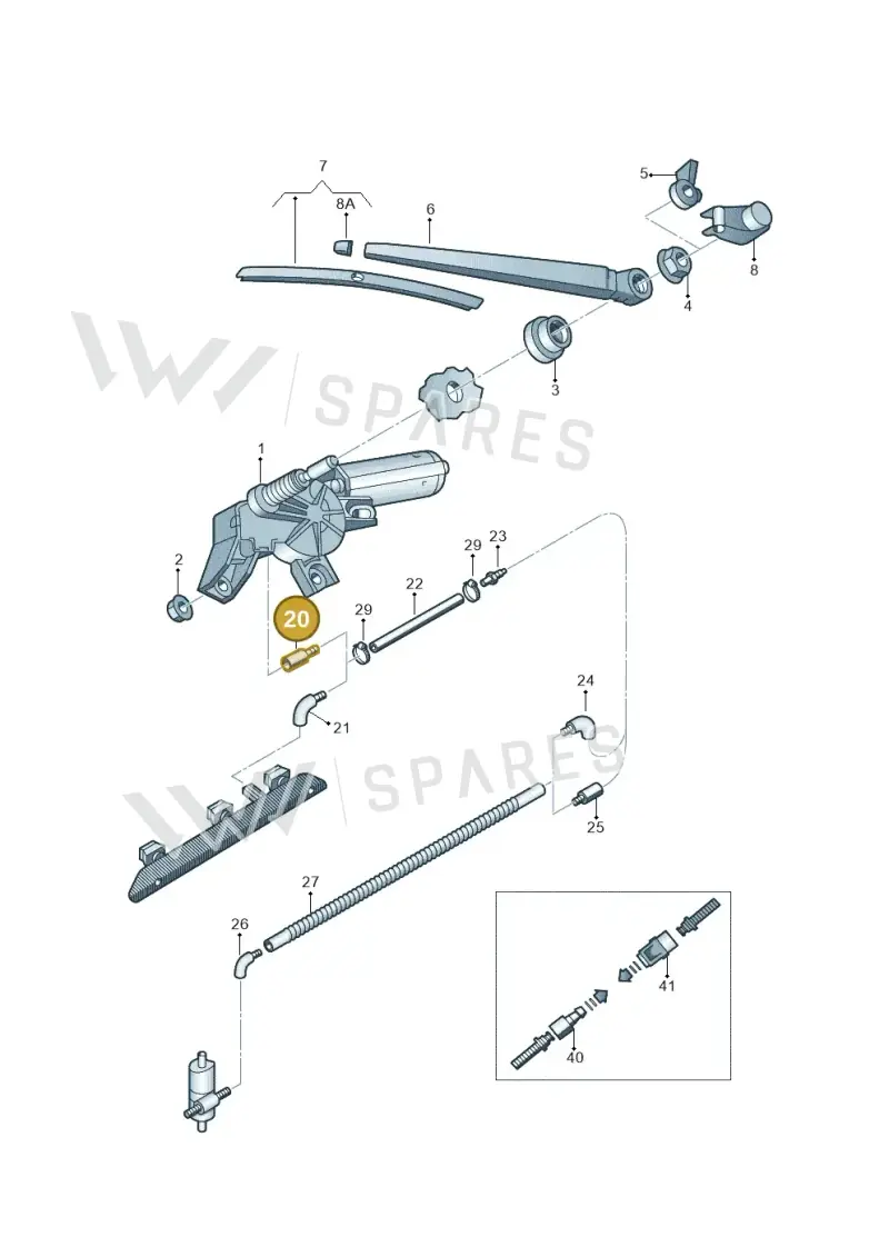 3B0955875A — Skoda Rapid (2012-2022) diagram 663955300, position 20