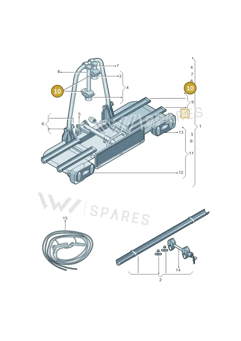 3C0071779 — Volkswagen Sharan BlueMotion (2015-2022) diagram 482071600, position 10