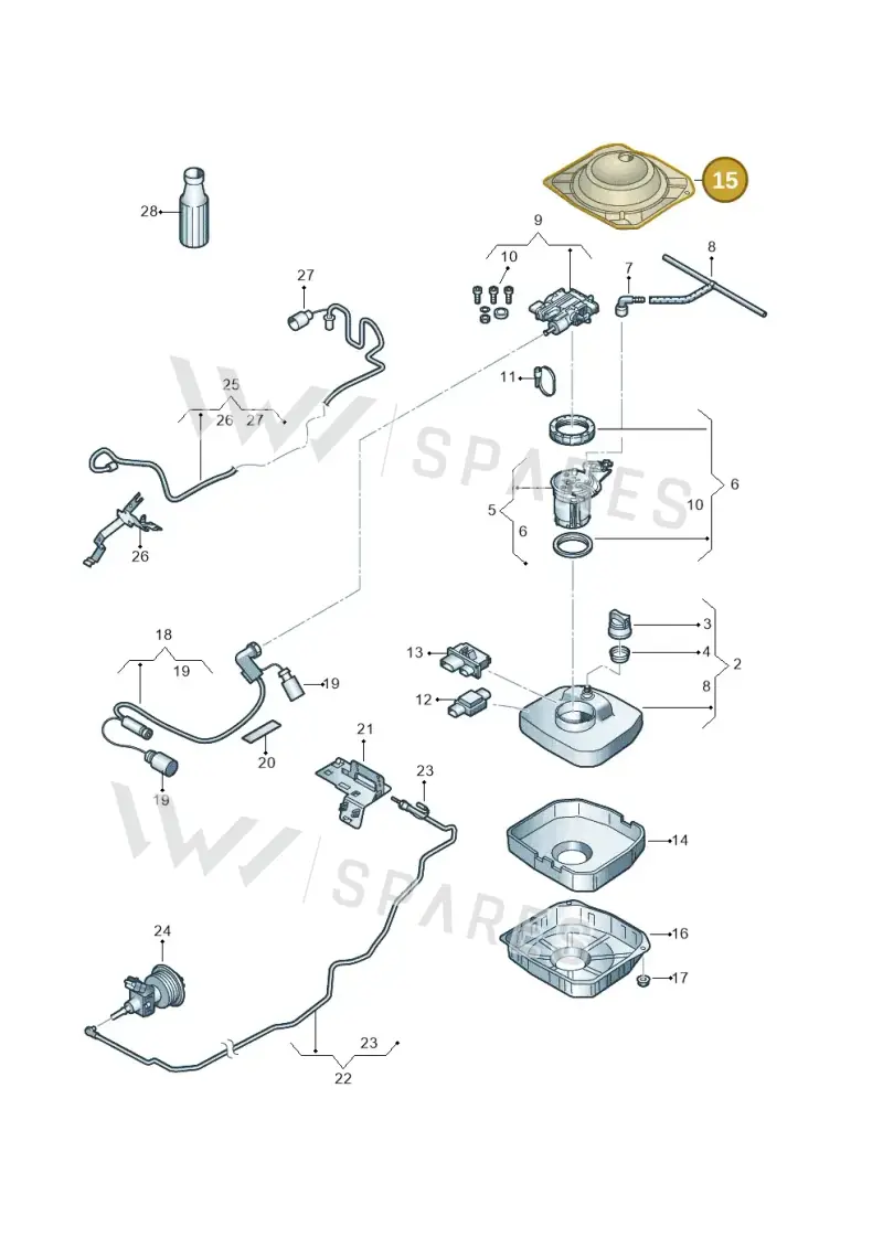 3C0131977C — Volkswagen Passat CC (2011-2016) diagram 656253690, position 15
