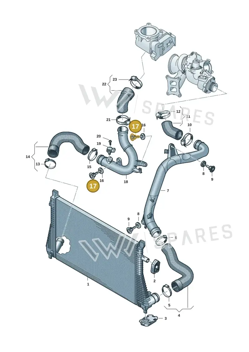 3C0145830 — Volkswagen Multivan (2021-) diagram 7t0145690, position 17