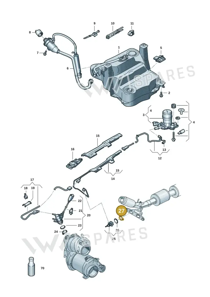 3C0253725 — Volkswagen Arteon (2017-2023) diagram 793253058, position 27