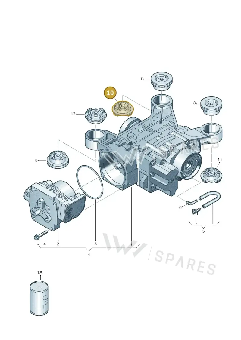 3C0599438D — Volkswagen Sharan BlueMotion (2015-2022) diagram 746525100, position 10