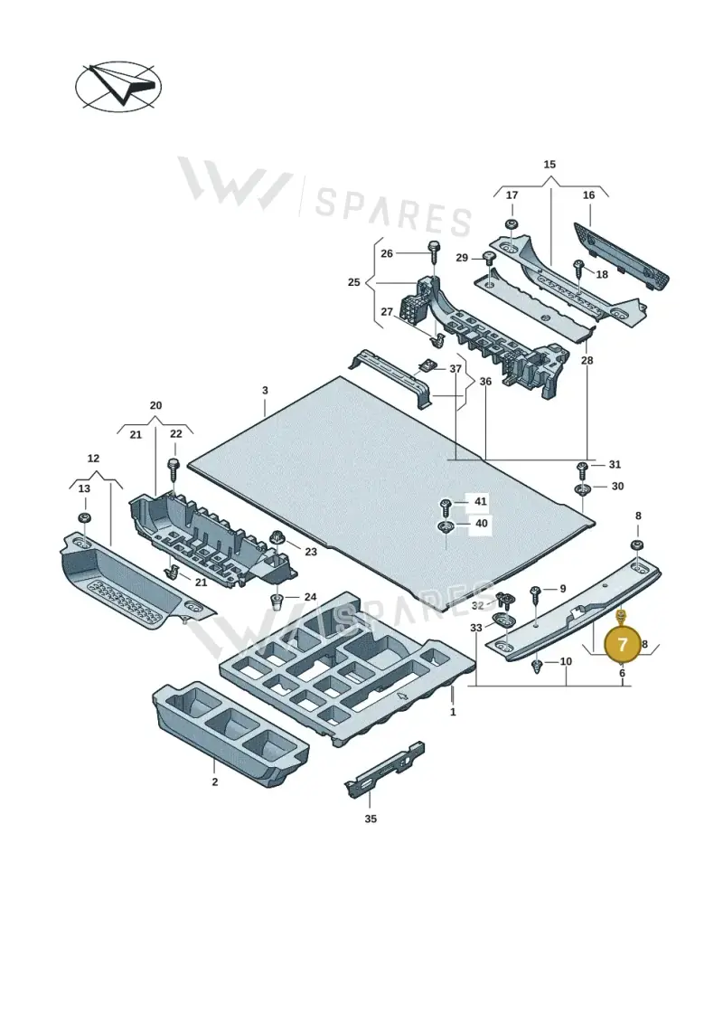 3C0867333 — Volkswagen ID.Buzz (2022-) diagram 15a863100, position 7