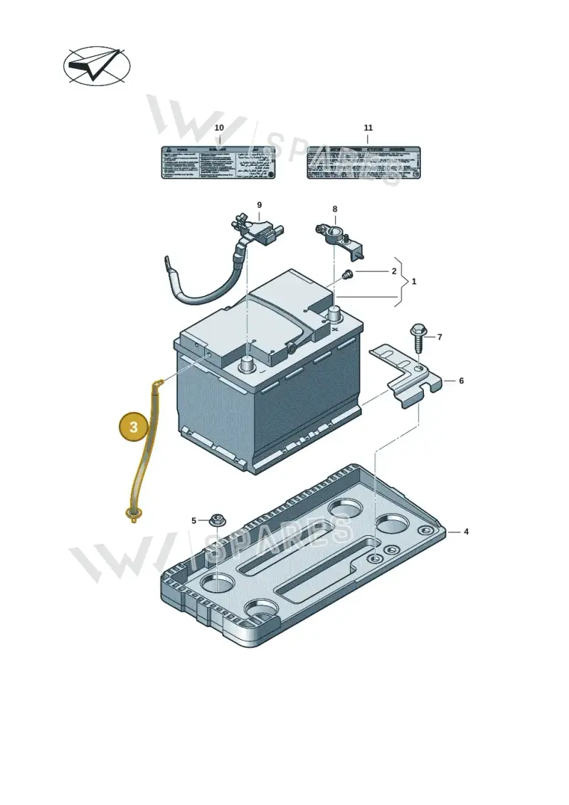 3C0915531A — Volkswagen Passat estate (2023-) diagram 3j0915020, position 3
