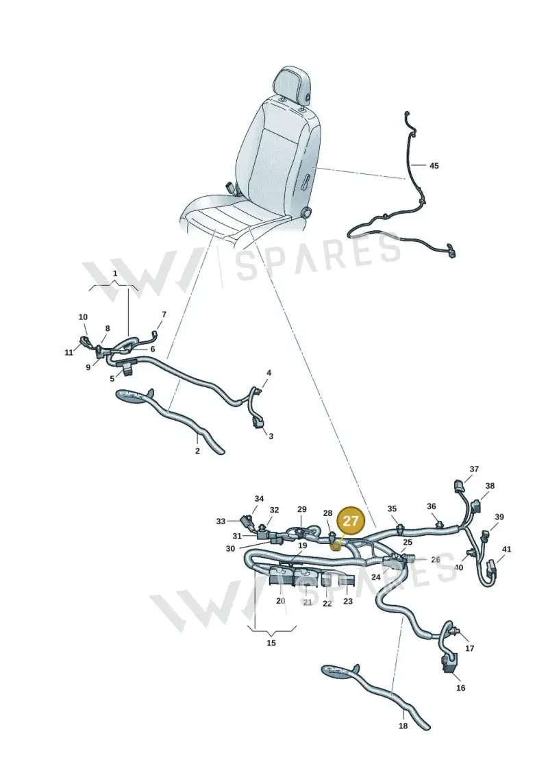 3C0971896B — SEAT CUPRA Formentor (2020-) diagram 5fn972026, position 27