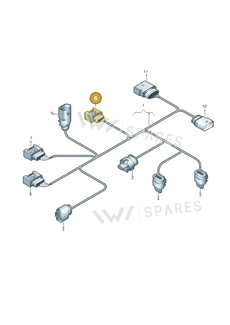 3C0973714 — SEAT Alhambra Stylance (2010-2013) diagram 689971950, position 6