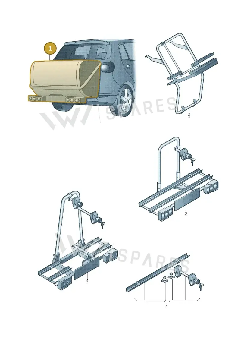 3C2071105 — Volkswagen TIGUAN                 08> (2007-) diagram 459071600, position 1