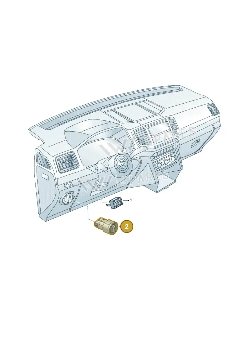 3C8941431JXSH — Volkswagen Amarok twin cab (2022-) diagram 894941510, position 2