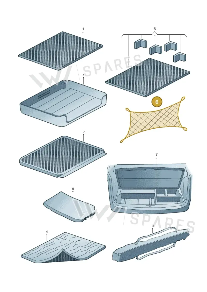 3C9065110 — Volkswagen Passat saloon (2010-2015) diagram 460071500, position 6