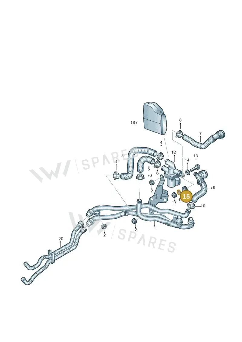 3D0422095 — Volkswagen Caddy Maxi Kombi (2020-2024) diagram 869819800, position 15