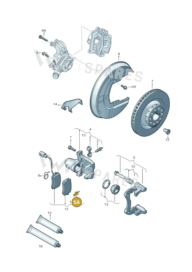 3D0615231 — Volkswagen Transport. multivan (2019-2024) diagram 258615600, position 5A