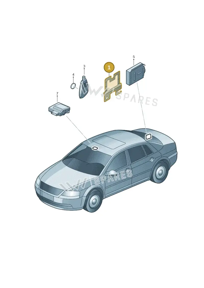 3D0963213A — Volkswagen Phaeton 4motion (2010-2016) diagram 258963200, position 1
