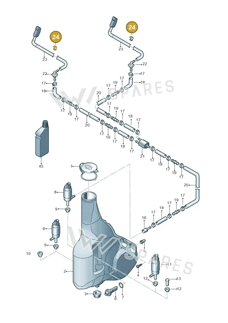3D0971741 — Volkswagen Crafter 35 panel (2011-2016) diagram 483955100, position 24