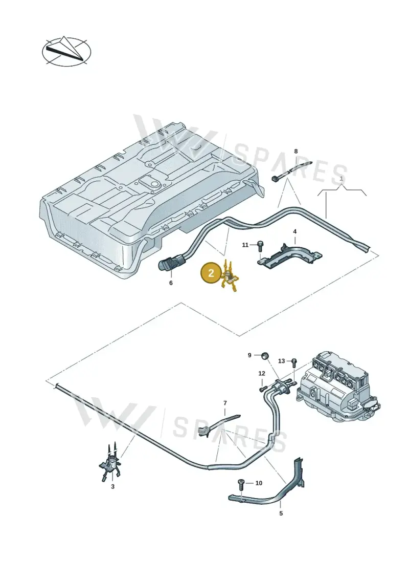 3D0971838F — Volkswagen Multivan (2021-) diagram 7t0970130, position 2