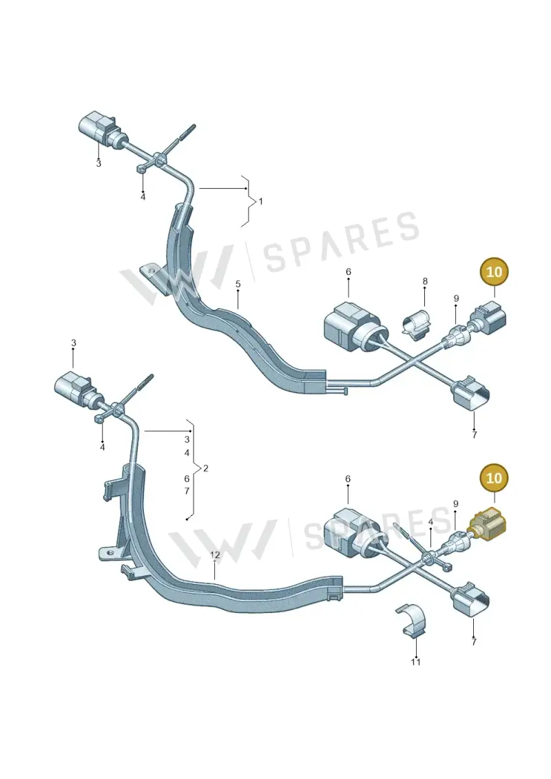 3D0973703 — Volkswagen New beetle cabriolet (2016-2019) diagram 715971700, position 10