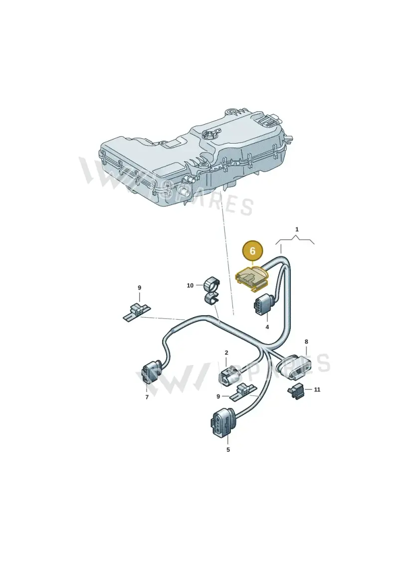 3D0973715 — Volkswagen Transport. multivan (2019-2024) diagram 7em971060, position 6