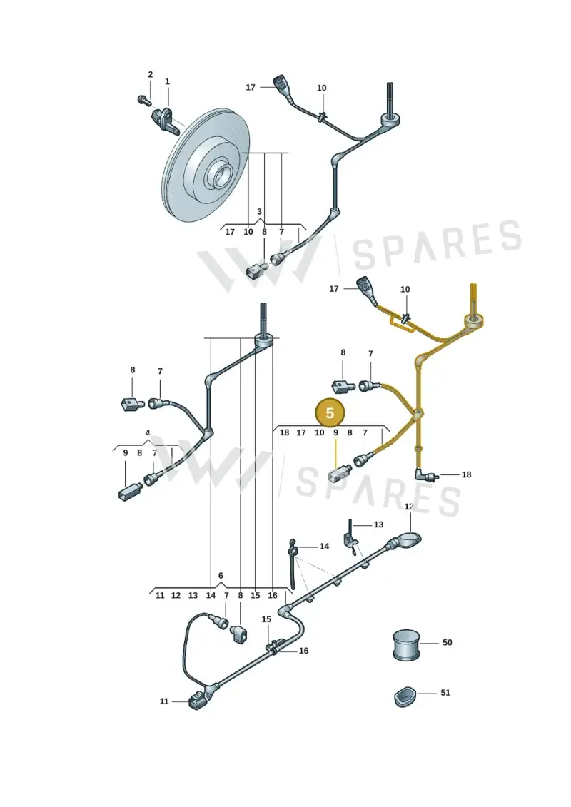 3G0927902AC — Volkswagen Passat Pro (2024-) diagram 3ch927000, position 5