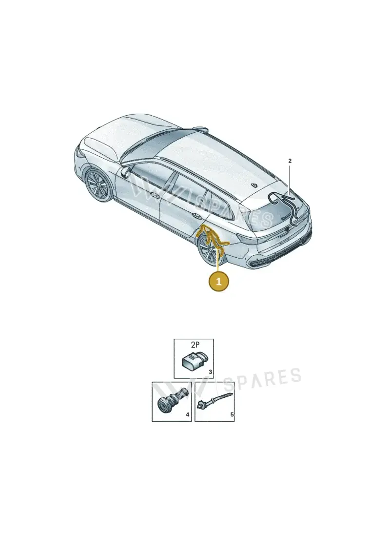 3G0927902AC — Volkswagen Passat estate (2023-) diagram 3j0972710, position 1