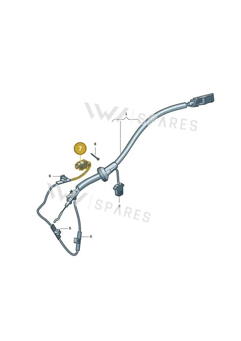 3G0973708A — Volkswagen Tiguan (2024-) diagram 57d972035, position 7