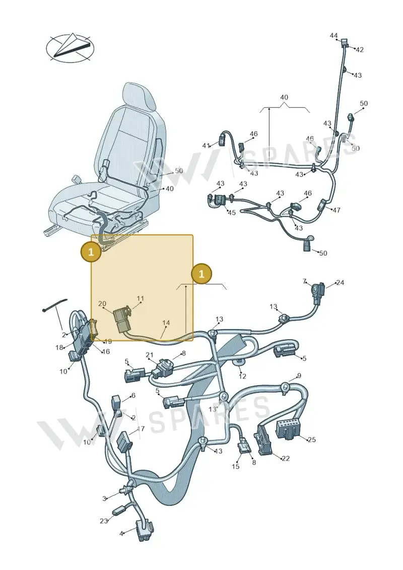 3G1971365BG — Volkswagen Passat saloon (2014-2024) diagram 793972270, position 1