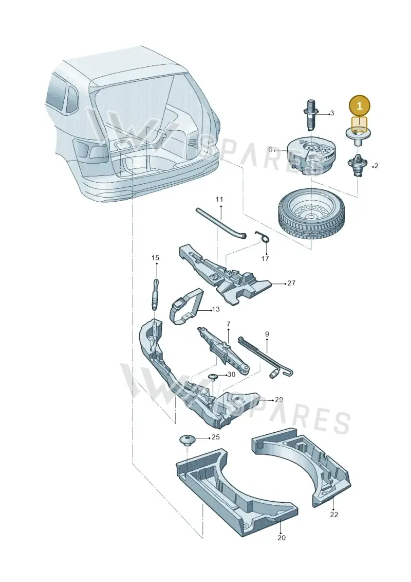 3G5863470 — Volkswagen Tharu (2018-2023) diagram 588012000, position 1