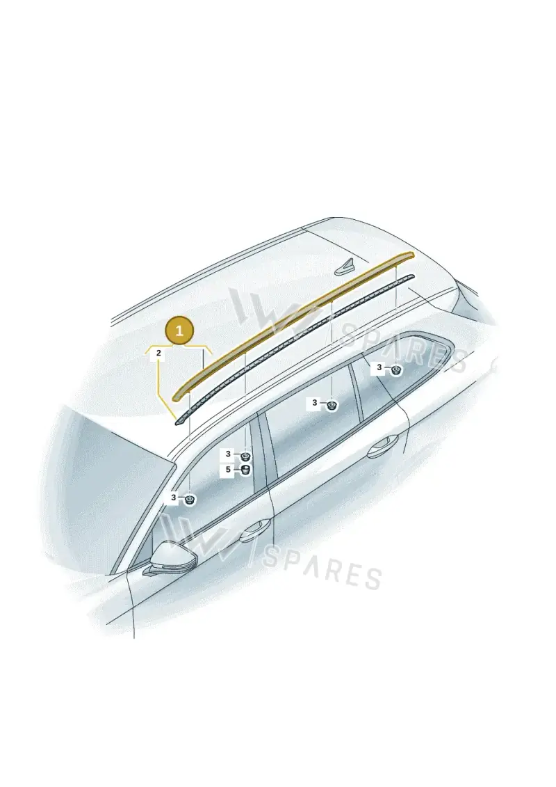 3J0860025A041 — Volkswagen Passat estate (2023-) diagram 3j0860100, position 1