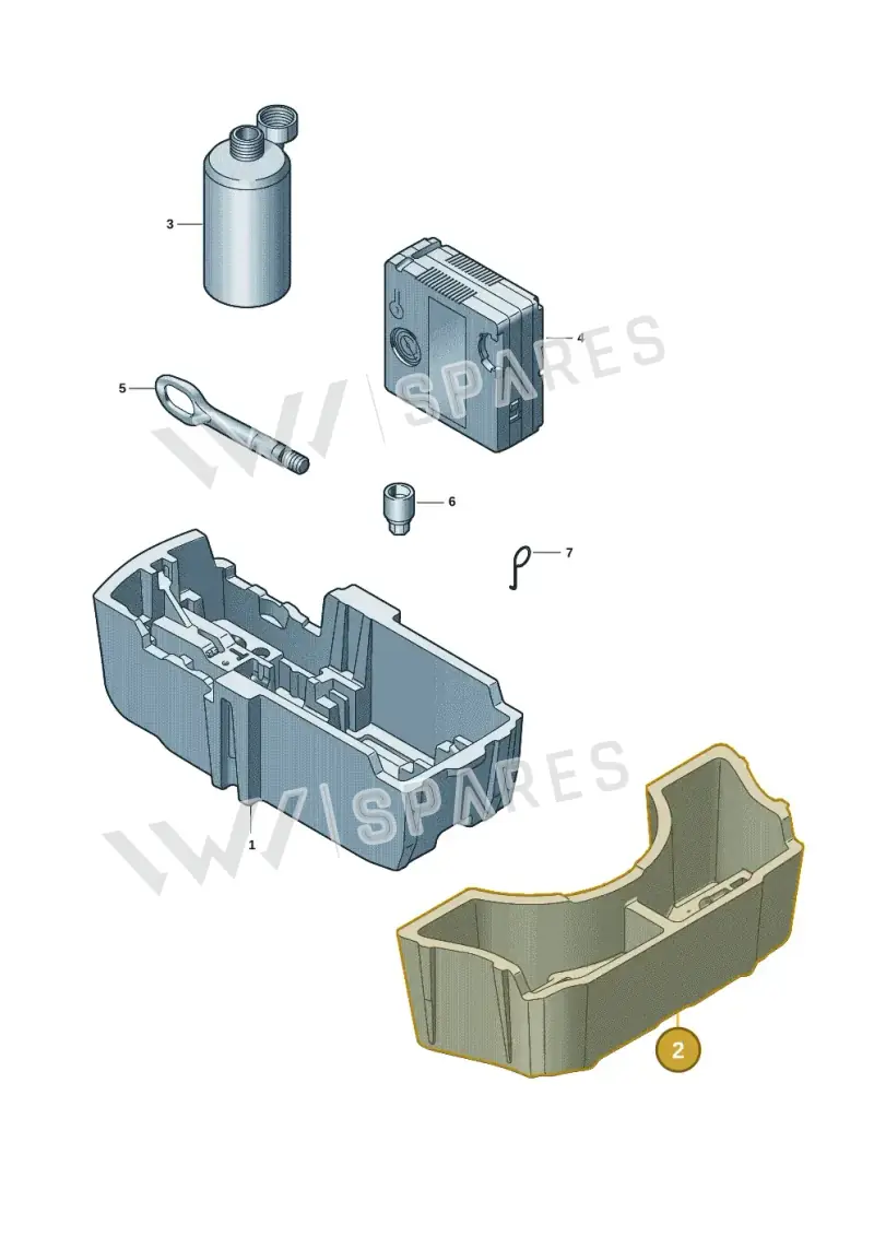 3J0863951 — Volkswagen Passat estate (2023-) diagram 3j0012010, position 2