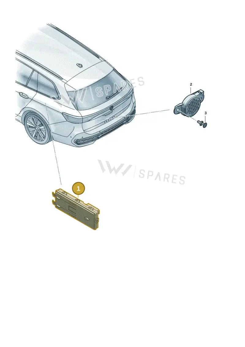 3J0959107 — Volkswagen Passat Estate (2023-2025) diagram 3j0909200, position 1